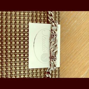 *SOLD* Custom stainless steel bracelet by Studio S